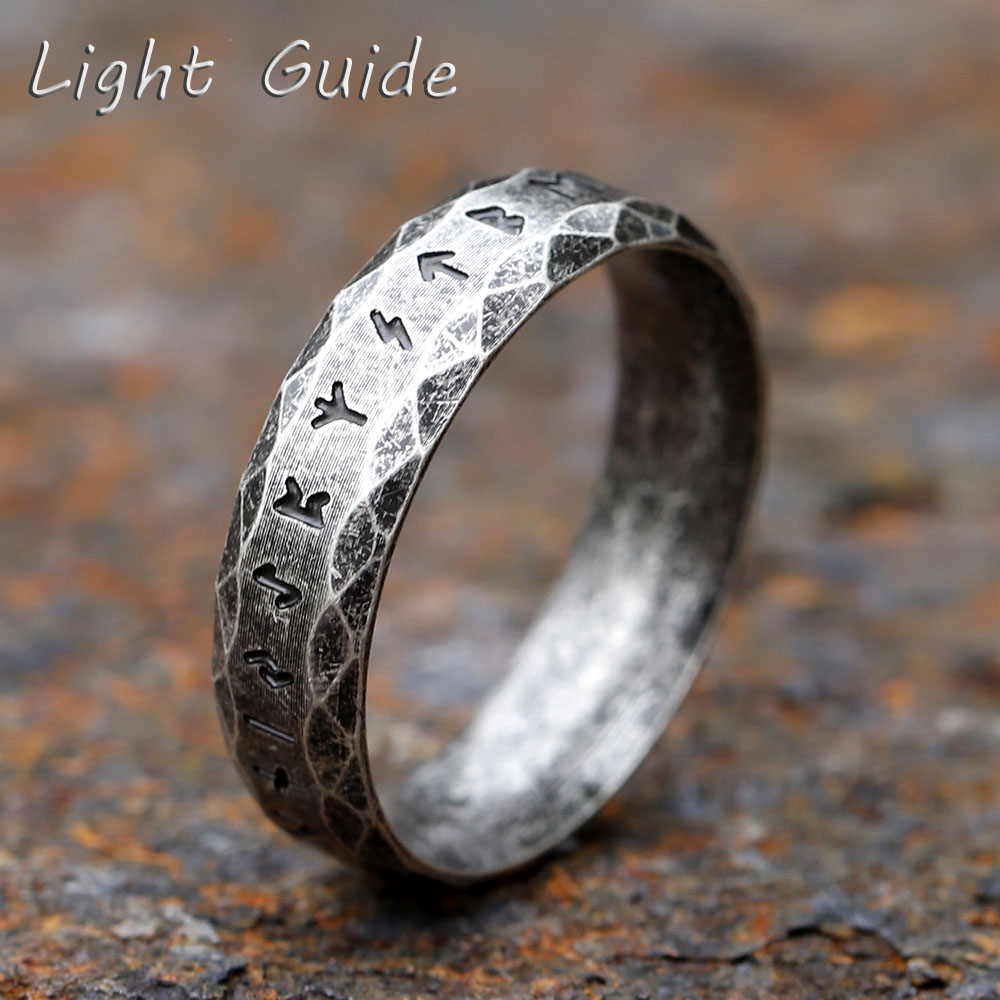 Vintage Fashion Guide - NEUE 6MM Edelstahl Ring Punk Stil