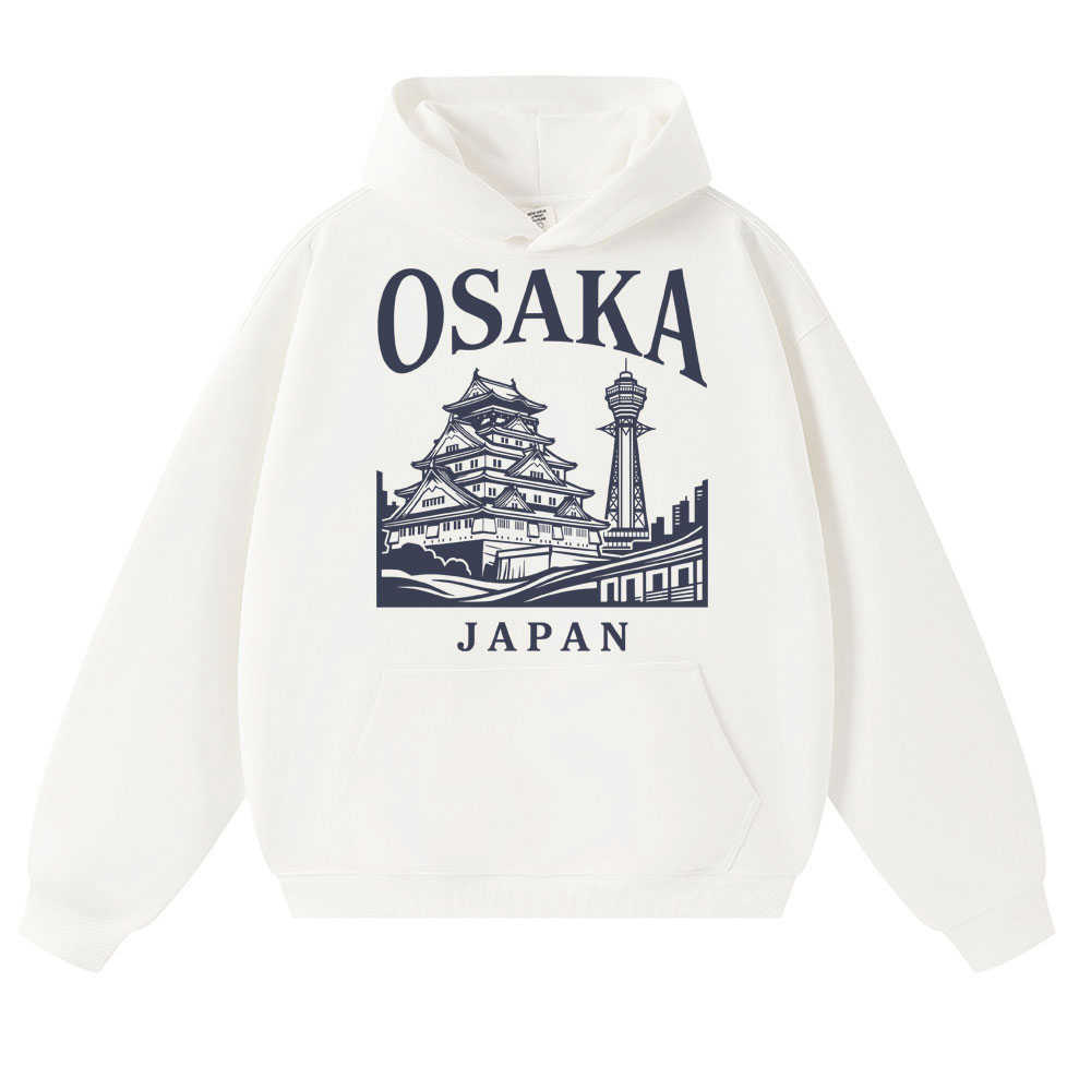 Vintage Fashion Osaka - Japanischer Stil Osaka Grafik-Hoodie Reiseziel-Souvenir Herren