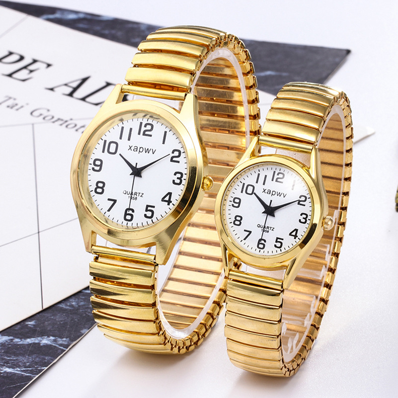 Vintage Fashion Watches - MAYZHISU Retro Damenuhr Stahl Gummiband Damen