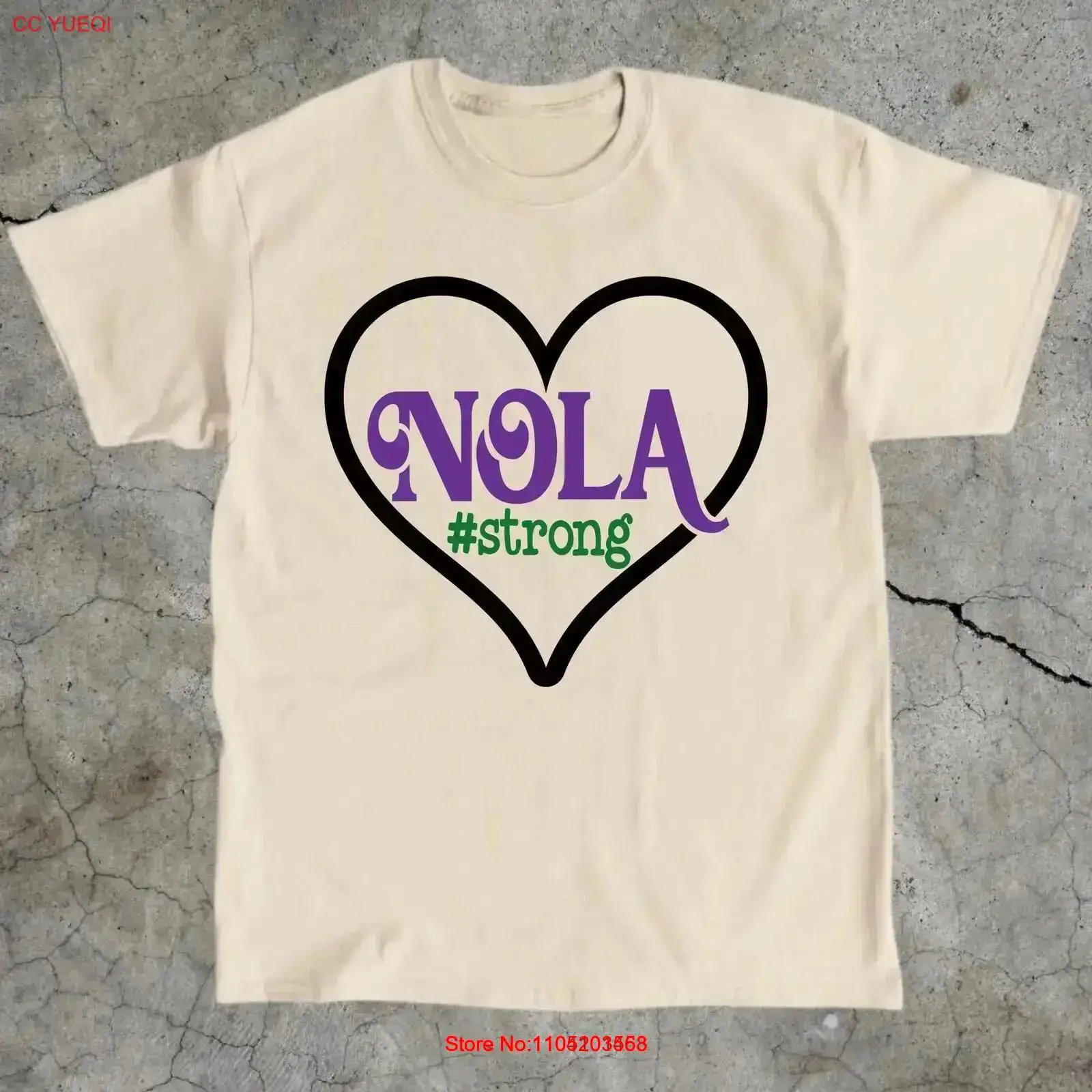 Vintage Fashion De - NOLA Strong New Orleans T-Shirt Louisiana