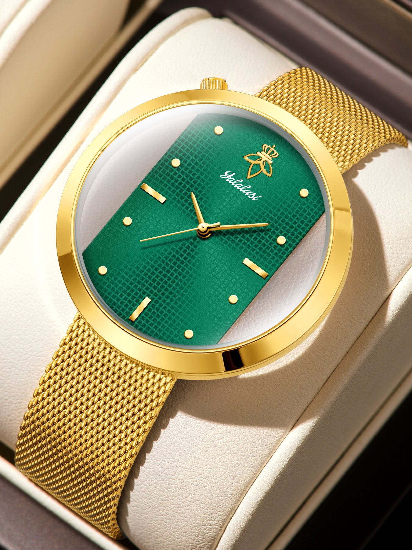 Vintage Fashion Watches - YaLaLuSi Vintage-Stil Damenuhr mit durchbrochener Lünette