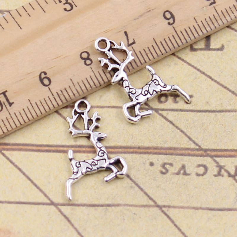 Vintage Fashion Finds - 40 stücke Charms Weihnachten Sika hirsch