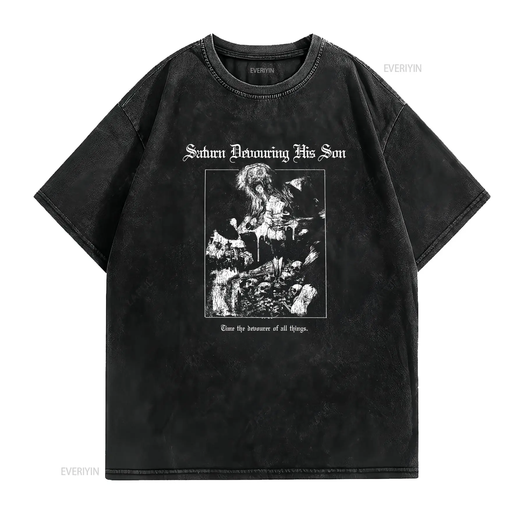Gothic Horror T-Shirt Saturn v – Vintage Fashion De Bewertung und Preis