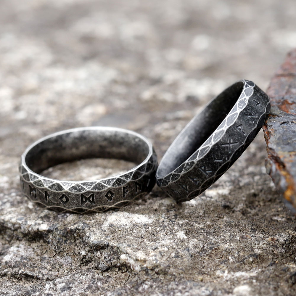 NEUE 6MM Edelstahl Ring Punk S – Vintage Fashion Guide Bewertung und Preis