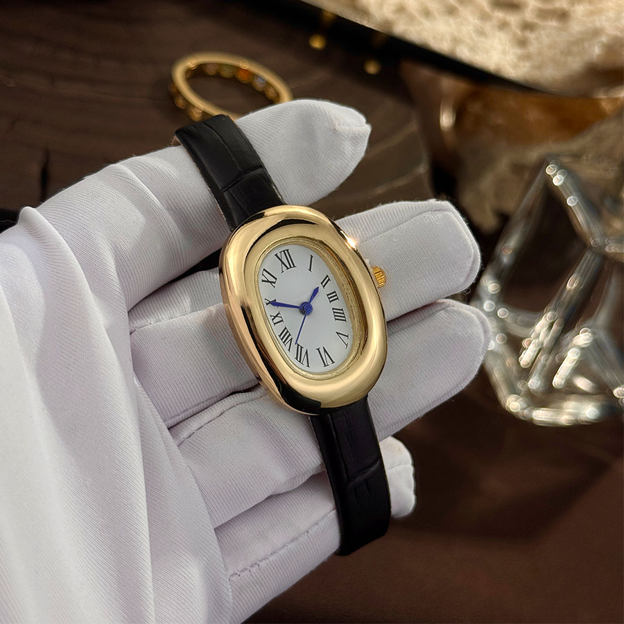 Neue ovale Badewannen-Quarzuhr – Vintage Fashion Watches Bewertung und Preis