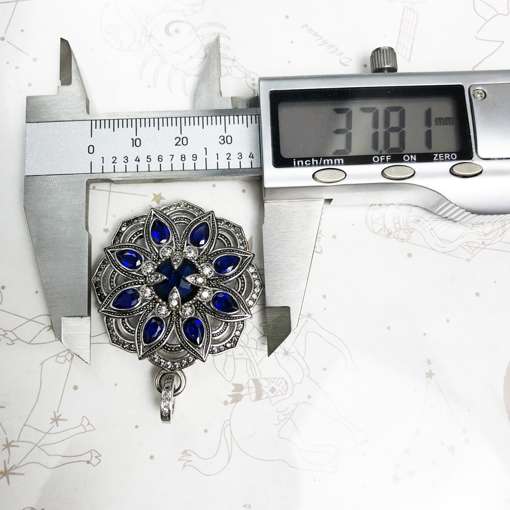 Anhänger Blau Lotus Blume, Mar – Vintage Fashion Jewelry Brands Bewertung und Preis