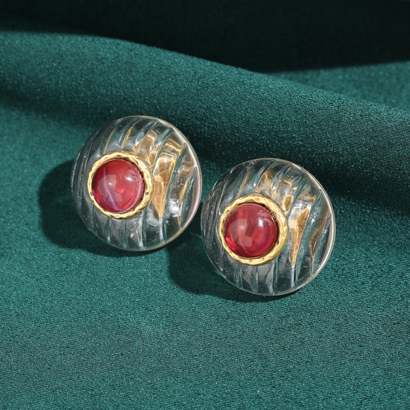 Vintage Rosa Glasierte Transpa – Vintage Fashion Jewelry Brands Bewertung und Preis