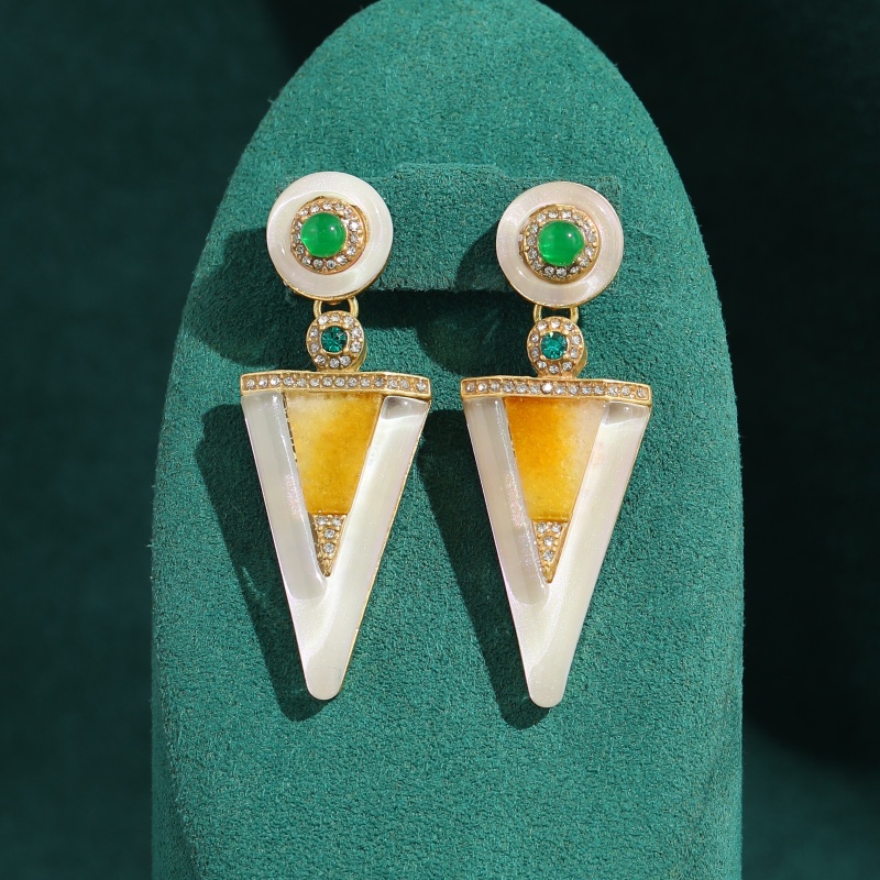 Vintage Grüne Glasierte Gletsc – Vintage Fashion Jewelry Brands Bewertung und Preis