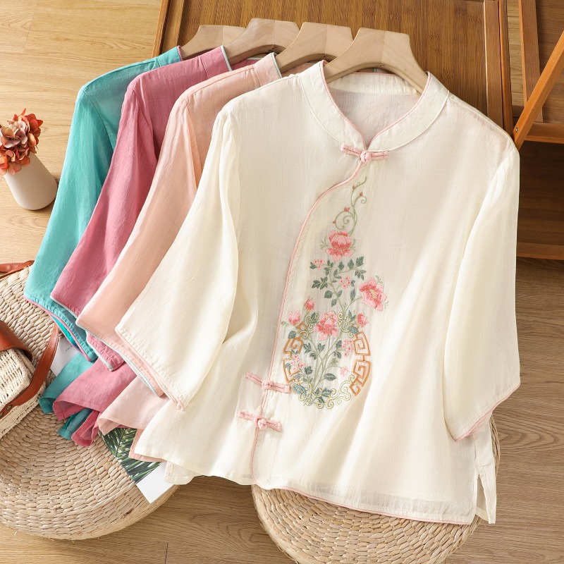 Chinesische Damenblusen mit St – Vintage Fashion In Chinese Bewertung und Preis