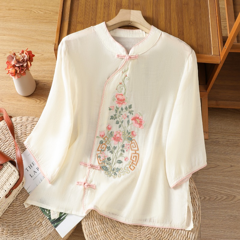 Chinesische Damenblusen mit St – Vintage Fashion In Chinese Bewertung und Preis
