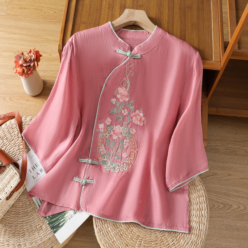 Chinesische Damenblusen mit St – Vintage Fashion In Chinese Bewertung und Preis