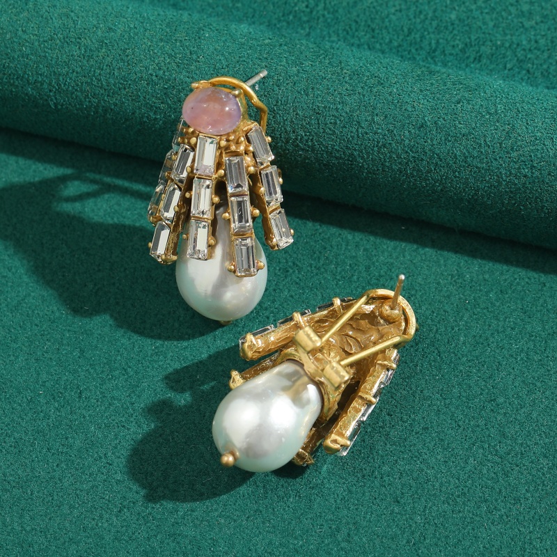 Vintage Lila Kristall Weißer Z – Vintage Fashion Jewelry Brands Bewertung und Preis