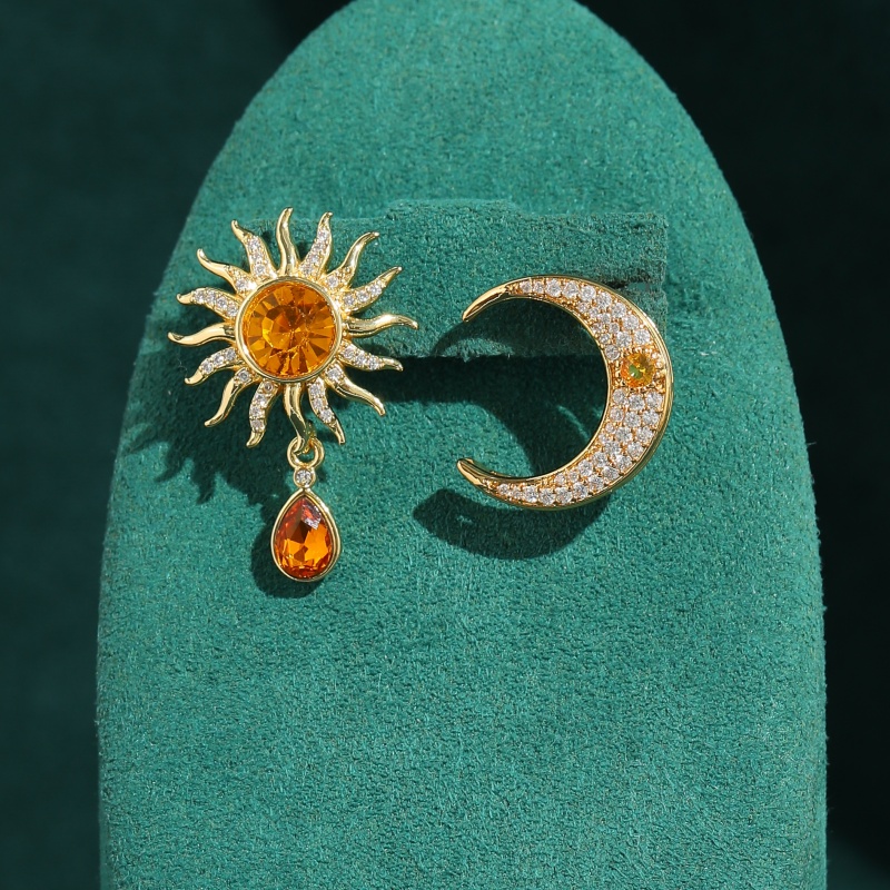 Vintage-Ohrringe mit gelbem Kr – Vintage Fashion Jewelry Brands Bewertung und Preis