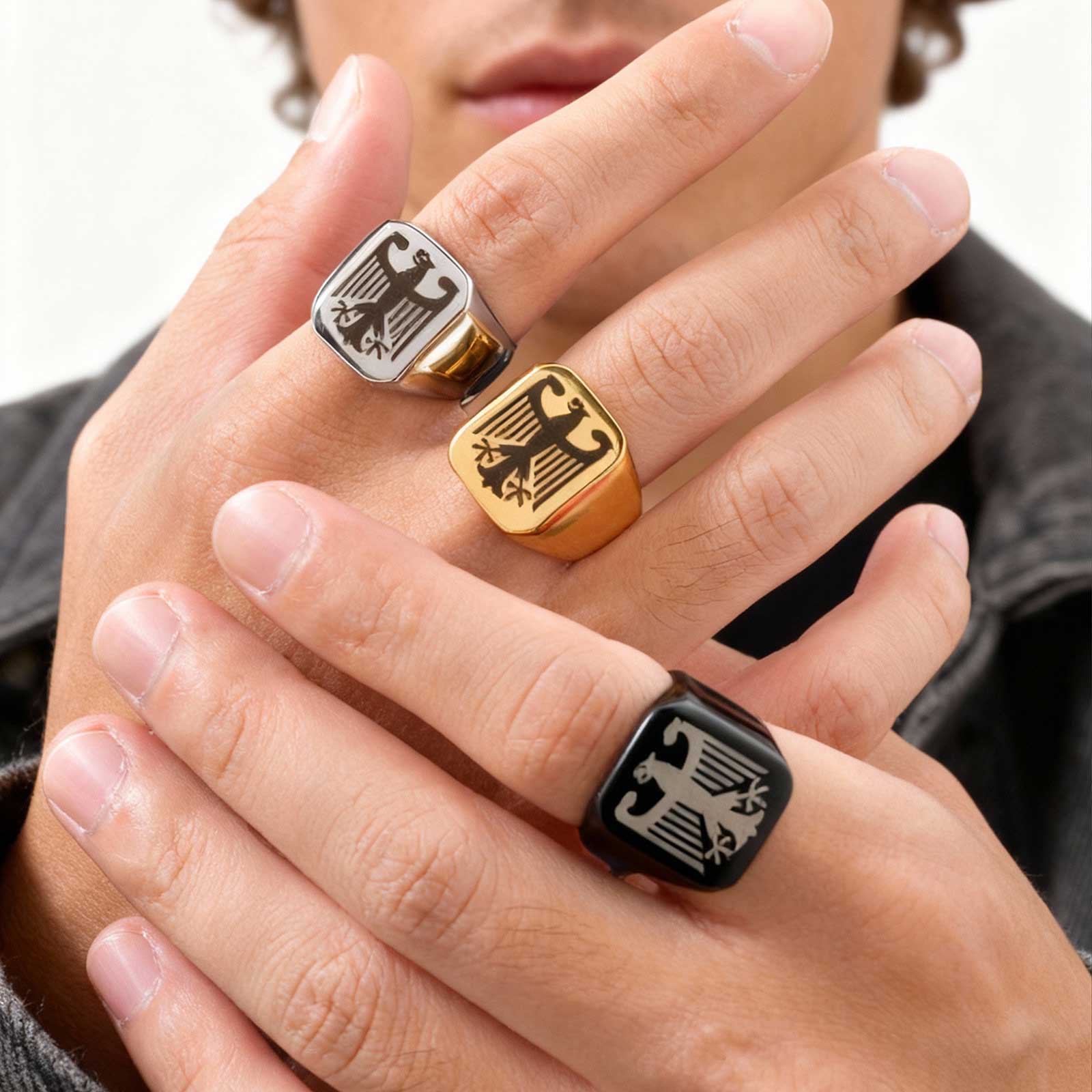 Maßgefertigter Fliegender Adle – Vintage Fashion Rings For Women Bewertung und Preis