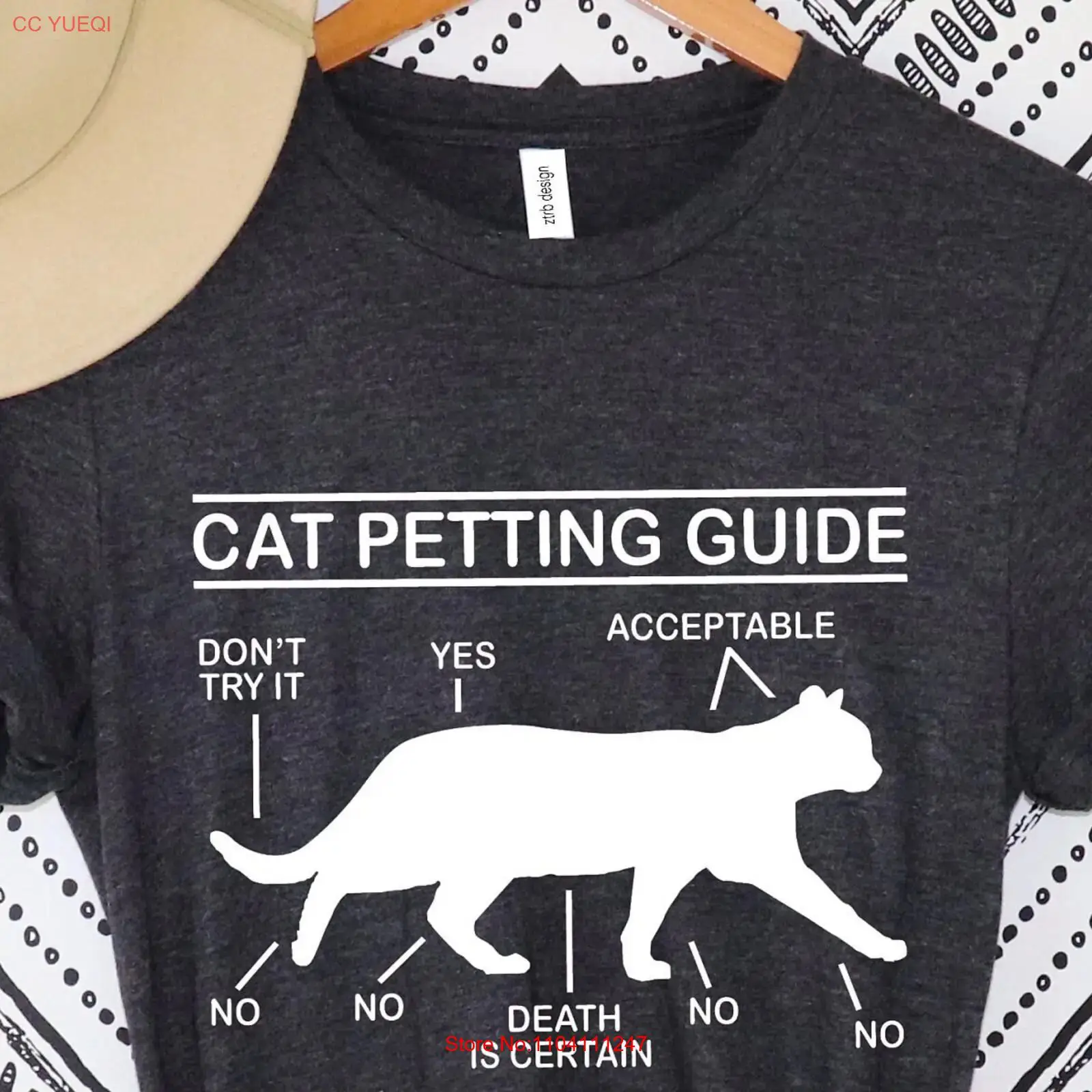 CaT T-Shirt, Petting Guide Own – Vintage Fashion Guide Bewertung und Preis