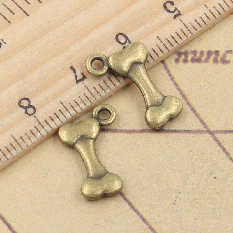 40 stücke Charms Hund Knochen  – Vintage Fashion Finds Bewertung und Preis