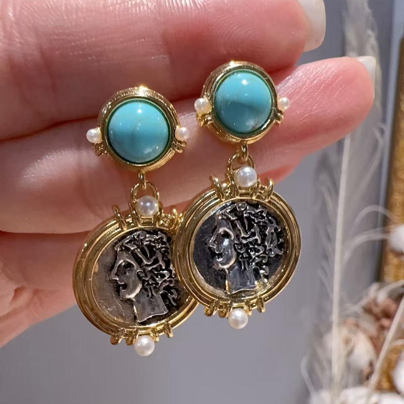 Vintage Türkis Tropfen-Ohrring – Vintage Fashion Jewelry Brands Bewertung und Preis